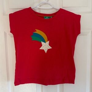 NWT Little Green Radicals | Shooting Star Breezy Tee | Age 7-8 years